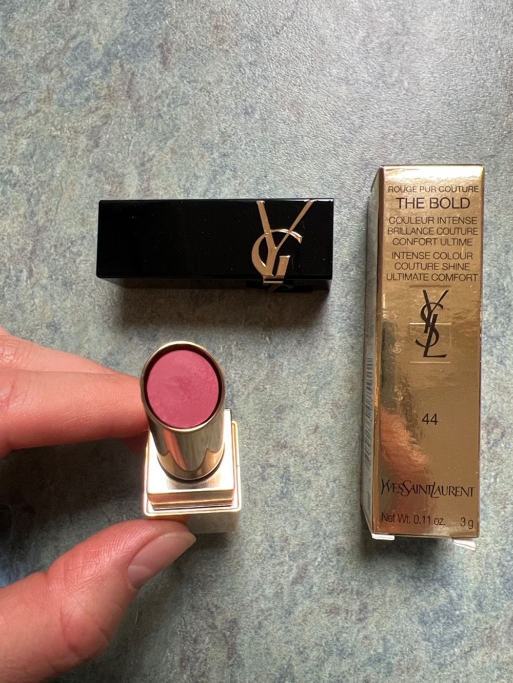 Yves Saint Laurent  Rouge Pur Couture The Bold - Lipstick 44 Rose